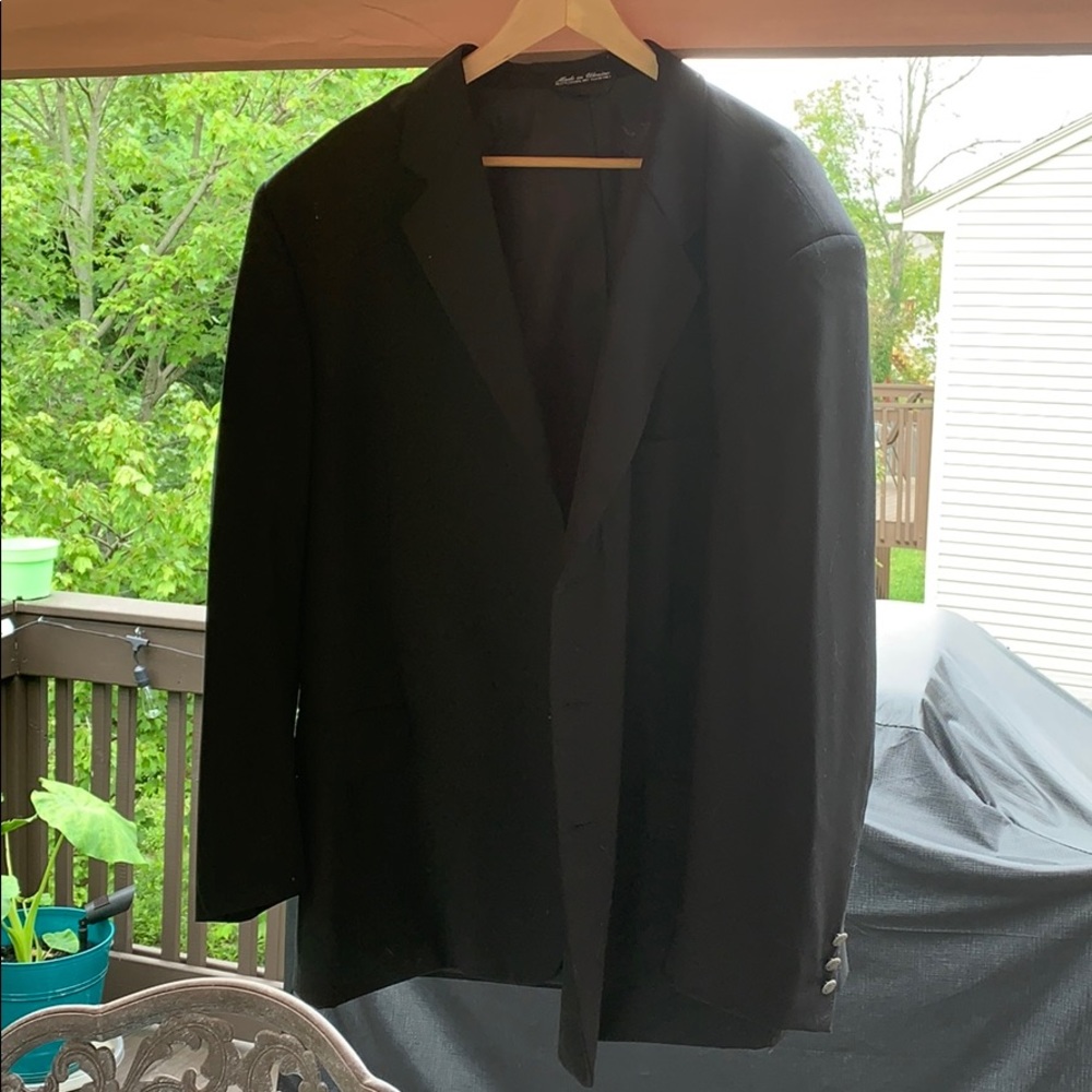 Men’s black blazer coat
